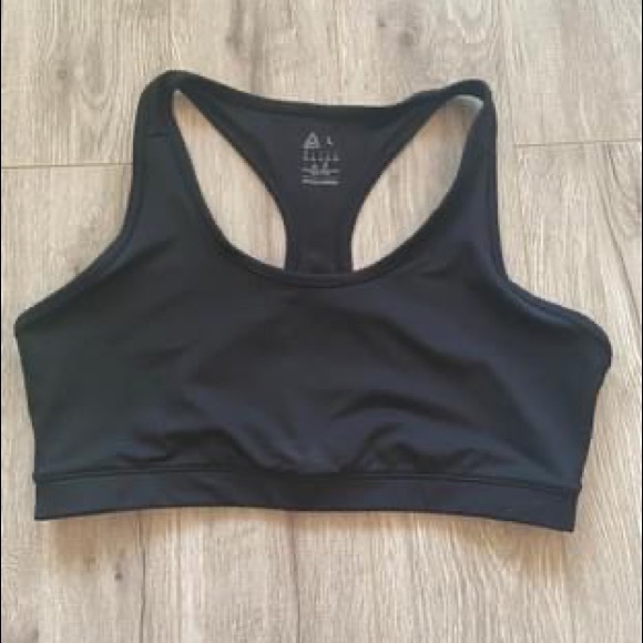 Reebok Black Sports Bra - Picture 1 of 1